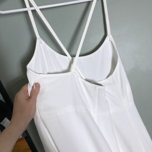 Everlane White Japanese GoWeave Cross Back Slip Dress - Picture 11 of 13